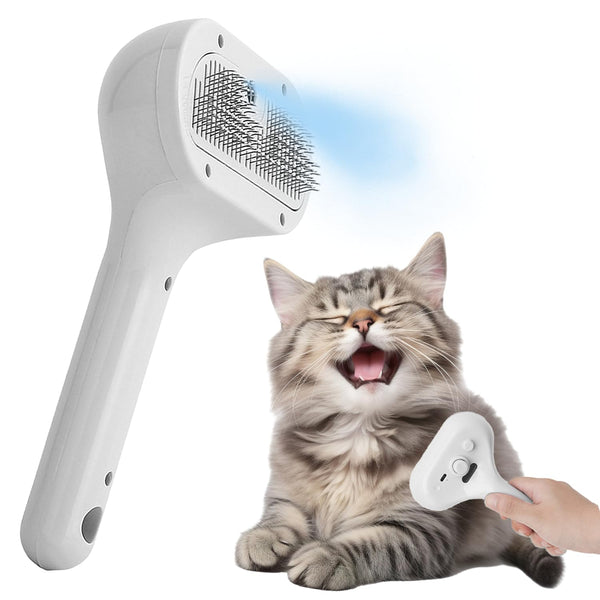 3 In 1 Pet Steam Brush Remover Loss Hair