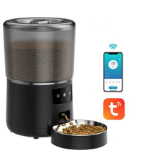 4L Automatic smart pet feeder for cats dogs with stainless steel bowl Customised healthy food 1-9 portions