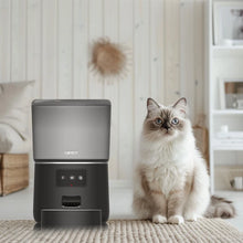 4L Automatic smart pet feeder for cats dogs with stainless steel bowl Customised healthy food 1-9 portions