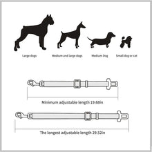 Adjustable Pet Cat Dog Car Seat Belt Harness Lead Clip Safety Lever Traction