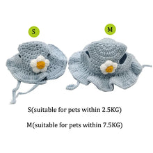 Knitted Cat Hat – Cozy Elastic Pet Hat for Kittens & Puppies, Perfect for Photos & Parties