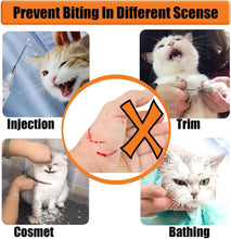 TONG Cat Anti-Bite Muzzle – Breathable Transparent Adjustable Helmet Mask for Nail Trimming