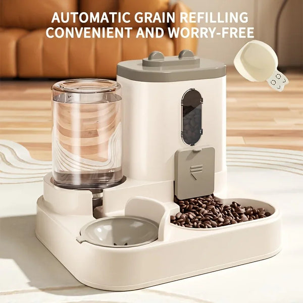 2in 1 Cat Food Dispenser Water and Food Integrated Fully Automatic