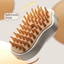 3-in-1 Steam Pet Brush – Electric Spray Comb for Cats & Dogs, Grooming, Massage & Loose Hair Removal