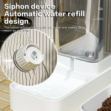 Automatic Pet Feeder & Water Dispenser with Gravity Food Storage Container for Cats and Dogs