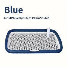 Dog Potty Training Toilet – Reusable Plastic Pee Pad Holder with Removable Net & Tray for Easy Pet Training