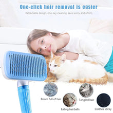 Dog & Cat Hair Remover Brush – Grooming Comb for Long Hair Pets, Easy Hair Removal & Bath Cleaning Tool