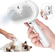 Pet Spray Grooming Comb – Water Steam Styling Tool for Dogs & Cats, Removes Loose Hair & Fluff