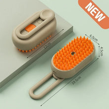 3 in 1 Cat Dog Spray Massage Brush -Pet Loss Hair Remover Steam Brush
