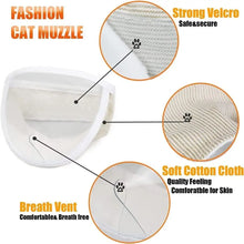 TONG Cat Anti-Bite Muzzle – Breathable Transparent Adjustable Helmet Mask for Nail Trimming