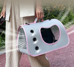 Portable Foldable Pet Carrier Bag – Breathable Shoulder Travel Bag for Small Dogs, Cats & Kittens