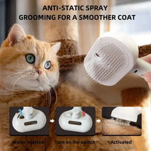 Pet Spray Grooming Comb – Water Steam Styling Tool for Dogs & Cats, Removes Loose Hair & Fluff