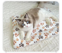 Flannel Pet Sleeping Mat – Soft Dog & Cat Bed Cushion Blanket for Small to Large Pets, Perfect for Sofa or Floor