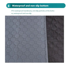 Reusable Dog Pee Pad Blanket – Absorbent, Washable Training Mat for Puppies, Pet Beds & Car Seat Covers