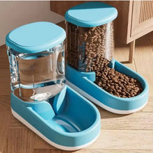 Automatic Gravity Pet Feeder & Water Dispenser, Large Capacity for Dog/Cat