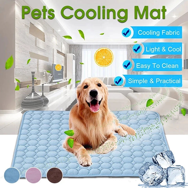 Cooling Dog Mat – Breathable Summer Pad Blanket for Dogs & Cats