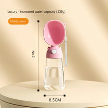 Portable Pet Travel Water Cup Bottle With Food Dispenser