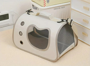 Portable Foldable Pet Carrier Bag – Breathable Shoulder Travel Bag for Small Dogs, Cats & Kittens