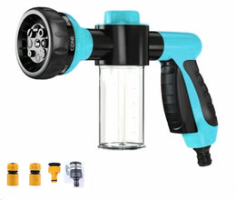 High-Pressure Dog Shower Sprayer – 3-Mode Adjustable Nozzle with Foam Soap