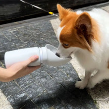 550ml Folding Pet Water Bottle – Portable Travel Mug for Dogs & Cats