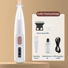 Newest Pet Paw Trimmer with Light – Waterproof Rechargeable Hair Clipper with LED Display for Dogs & Cats