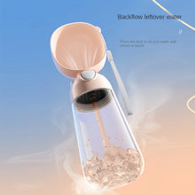 Portable Pet Travel Water Cup Bottle With Food Dispenser
