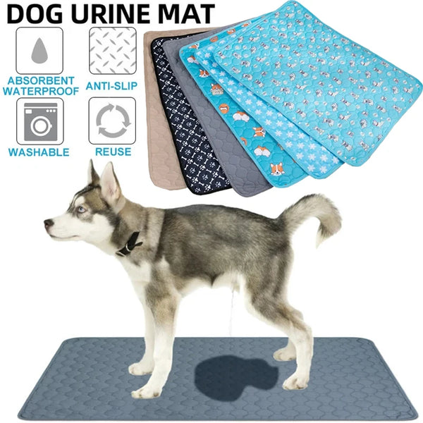Reusable Dog Pee Pad Blanket – Absorbent, Washable Training Mat for Puppies, Pet Beds & Car Seat Covers