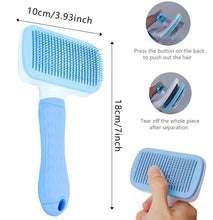Dog & Cat Hair Remover Brush – Grooming Comb for Long Hair Pets, Easy Hair Removal & Bath Cleaning Tool