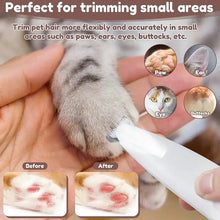 Newest Pet Paw Trimmer with Light – Waterproof Rechargeable Hair Clipper with LED Display for Dogs & Cats