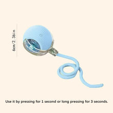 Interactive Cat Ball Toy – Automatic Rolling with Faux Tail, Rechargeable Mouse-Like Toy for Cat & Dog Training