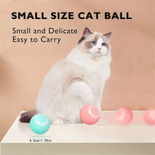 Interactive Cat Ball Toy – Automatic Rolling with Faux Tail, Rechargeable Mouse-Like Toy for Cat & Dog Training