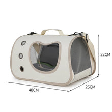 Portable Foldable Pet Carrier Bag – Breathable Shoulder Travel Bag for Small Dogs, Cats & Kittens