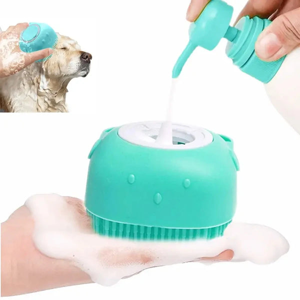 Bathroom Puppy Dog Cat Bath Massage Brush