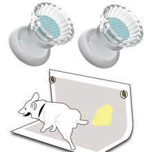 2pcs Dog Urine Pad Magnetic Fixators – Portable Pad Buckles for Securing Pet Pads on Dog Toilets