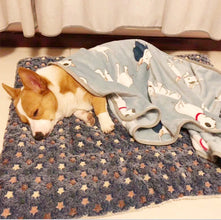 Flannel Pet Sleeping Mat – Soft Dog & Cat Bed Cushion Blanket for Small to Large Pets, Perfect for Sofa or Floor