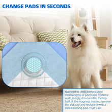 2pcs Dog Urine Pad Magnetic Fixators – Portable Pad Buckles for Securing Pet Pads on Dog Toilets