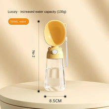 Portable Pet Travel Water Cup Bottle With Food Dispenser