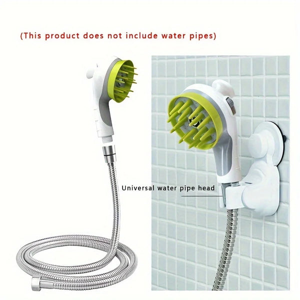 1pc Pet Shower Head & Massage Glove – Bathing Spray Brush for Dogs