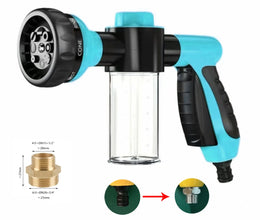 High-Pressure Dog Shower Sprayer – 3-Mode Adjustable Nozzle with Foam Soap