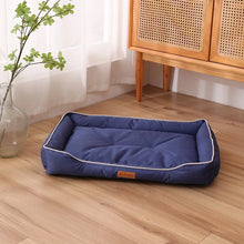 Four-Season Square Dog Bed – Large, Bite-Resistant, Soft & Thick Mattress, Waterproof Pet Sofa for Dogs & Cats