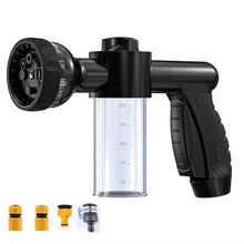 High-Pressure Dog Shower Sprayer – 3-Mode Adjustable Nozzle with Foam Soap