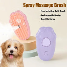 3-in-1 Electric Cat Comb – Steam Spray Brush for Hair Removal, Massage