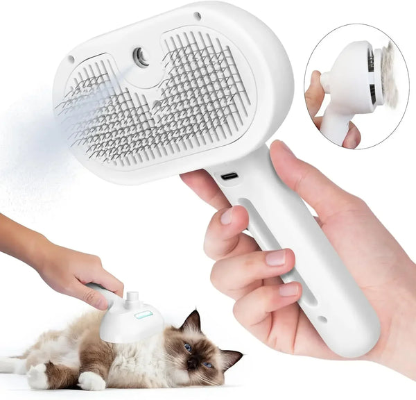 Pet Spray Grooming Comb – Water Steam Styling Tool for Dogs & Cats, Removes Loose Hair & Fluff