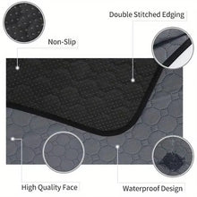 Reusable Waterproof Dog Pee Pad for Car Seat, Floor, Sofa & Pet Training