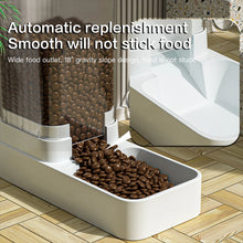 Automatic Pet Feeder & Water Dispenser with Gravity Food Storage Container for Cats and Dogs