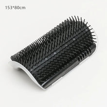 Cat Massage & Hair Removal Brush – Self-Cleaning Wall Corner Comb for Rubbing, Grooming & Play