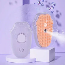 3-in-1 Electric Cat Comb – Steam Spray Brush for Hair Removal, Massage