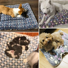 Flannel Pet Sleeping Mat – Soft Dog & Cat Bed Cushion Blanket for Small to Large Pets, Perfect for Sofa or Floor