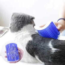 Cat Massage & Hair Removal Brush – Self-Cleaning Wall Corner Comb for Rubbing, Grooming & Play