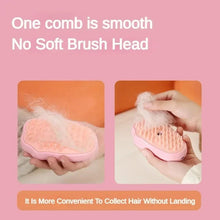 3-in-1 Electric Cat Comb – Steam Spray Brush for Hair Removal, Massage